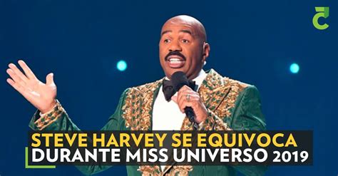 Steve Harvey Se Equivoca Durante Miss Universo 2019