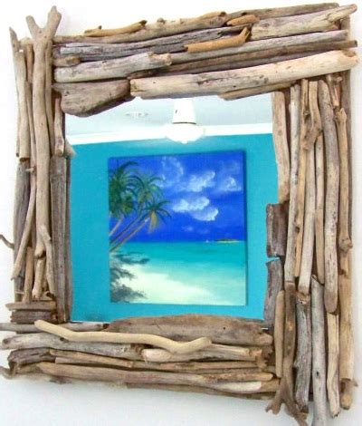 I am thrilled to show you how to make your own diy wood and acrylic floating picture frame! Simple Driftwood DIY Mirrors & Frames - Coastal Decor ...