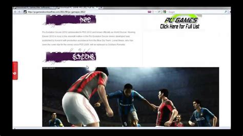 This year, pes 2012 comes loaded of new options, game modes and cinematic gameplay that make this instalment spectacular. FREE PES 2012 Download (Pro Evolution Soccer)| Full ...