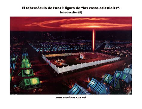 El Tabernáculo De Israel Vista De Noche Imagen Diapositiva