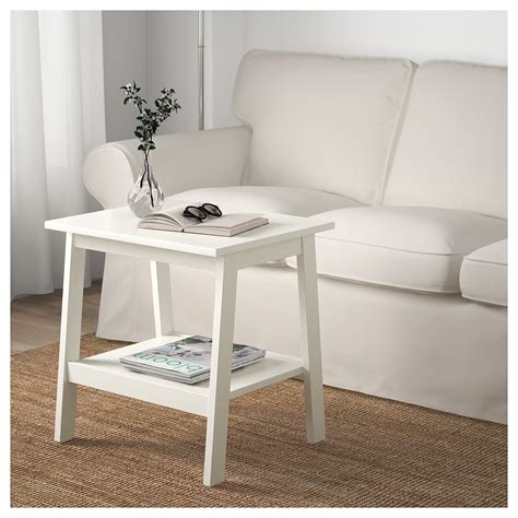 Make a statement with one in marble, gold or wood. IKEA - LUNNARP Side table white | White side tables, Ikea side table, Table
