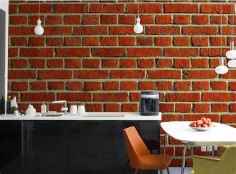 Brick Wallpaper Interior Design Hawk Haven