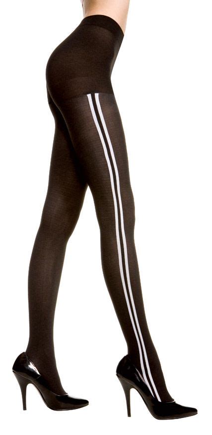 music legs opaque tights w side stripes ebay opaque tights striped tights tights