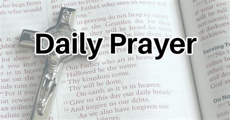Daily Prayer Daren Mehl