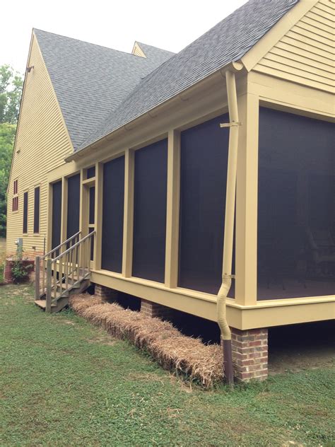 Removable Porch Screen Panels In Apex North Carolina