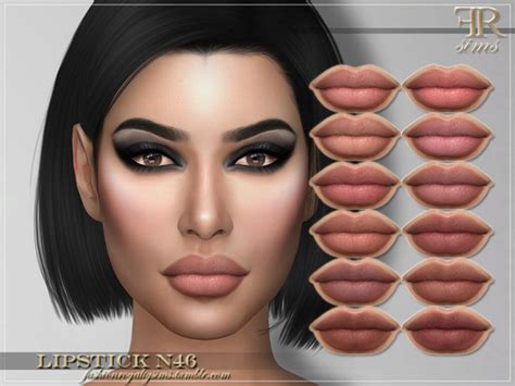 Frs Lipstick N46 By Fashionroyaltysims At Tsr Sims 4 Updates