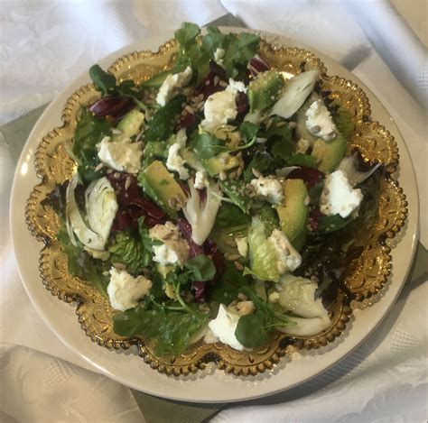 Avocado Fennel And Goats Cheese Salad Vibrant And Healthy Living