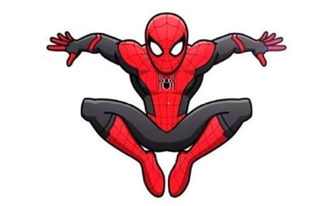 11 Contoh Sketsa Spiderman Mudah Dan Simple Broonet