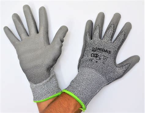 Unisex Iso Cut Resistant Hand Gloves Cut Level 5 Midas Make Rs 270