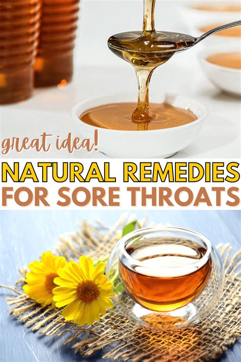 Natural Sore Throat Remedies