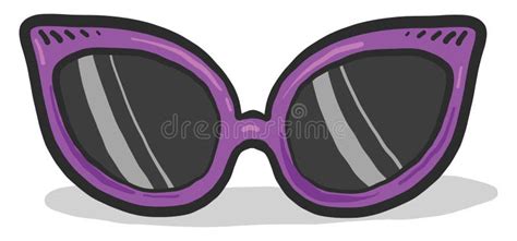 Purple Sunglasses Stock Vector Illustration Of Clothing 83913087