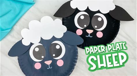 Paper Plate Sheep Craft For Kids Youtube