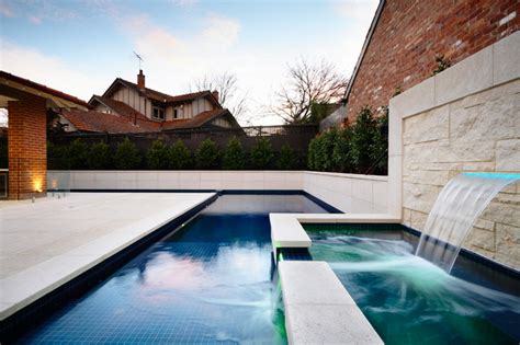 Kew Home Renovation Contemporary Swimming Pool And Hot Tub Melbourne By User Houzz Uk