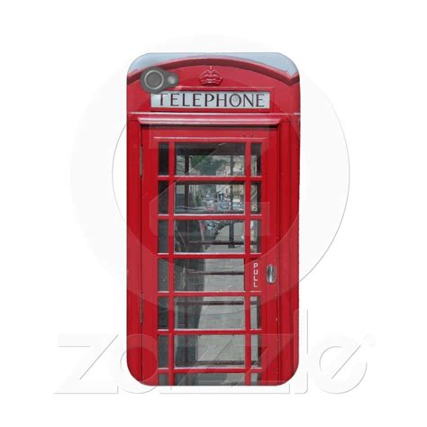 Iphone 4 Classic Red Telephone Box Photo Case Mate Iphone Case