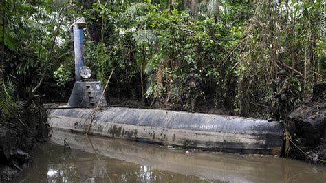 Colombian Military Drug Sub Seized