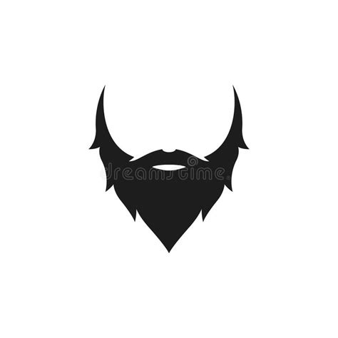 Sign Of Beard Logo Vector Icon Illustration Stock Vector Illustration