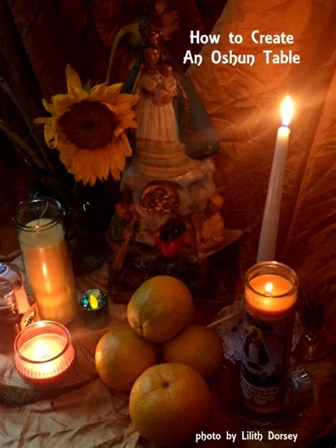 Sensuous And Sacred Oshuns Feast Table How To Lilith