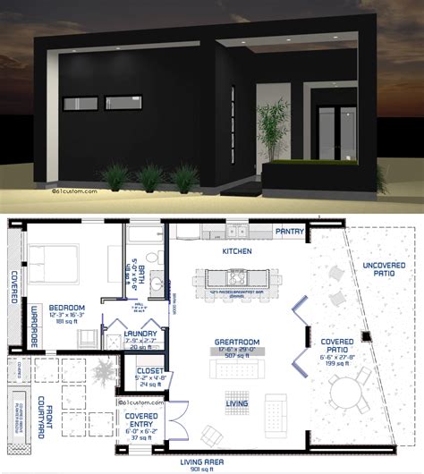 Studio900 Small Courtyard Plan