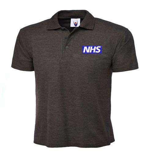 Nhs Embroidered Logo Staff Uniform Polo Shirts Nhs Workwear Etsy