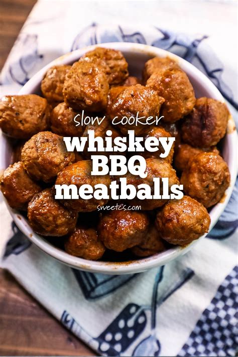 Once it appears that the meatballs have somewhat thawed, go ahead and turn your crockpot down to low. Slow Cooker Whiskey BBQ Meatballs ⋆ Sweet Cs Designs | Bbq meatballs, Slow cooker appetizers ...