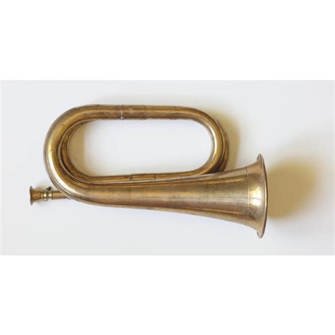 Vintage Brass Bugle Chairish