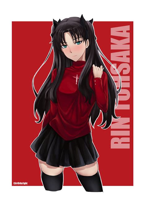 Fate Stay Night Rin Tohsaka By T3rr0rkn1ght On Deviantart