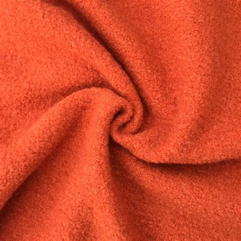 boiled wool fabric burnt orange boiled wool fabric wool fabric fabric
