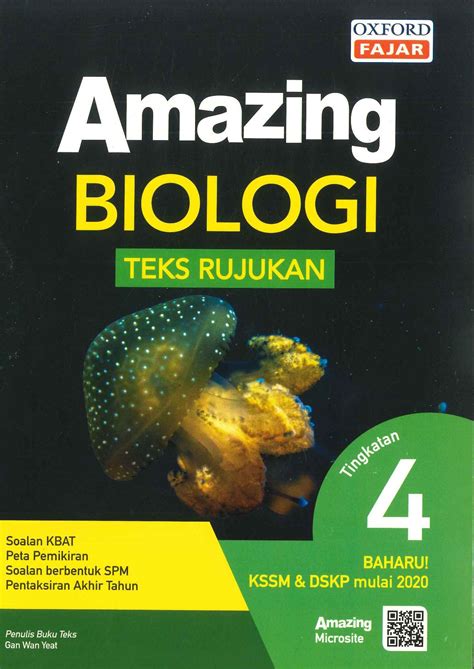 Sukatan pelajaran biologi tingkatan 4. 2020 Amazing Biologi Teks Rujukan Tingkatan 4 KSSM & DSKP