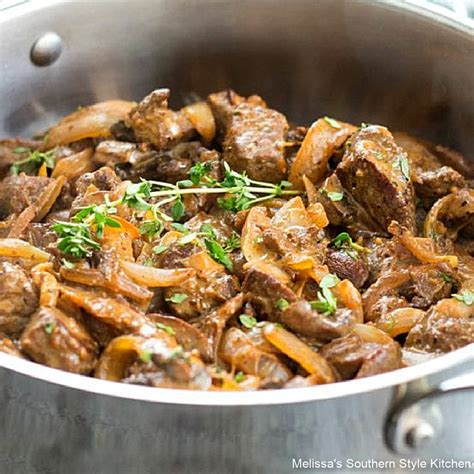 Buying a good piece of steak does most of the work for you as basically. Smothered Steak Tips with Creamy Mushrooms and Onions ...