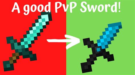 How To Make The Perfect Pvp Sword For You Pack Youtube