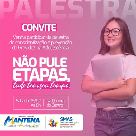 Semana Nacional De Preven O Da Gravidez Na Adolesc Ncia Prefeitura