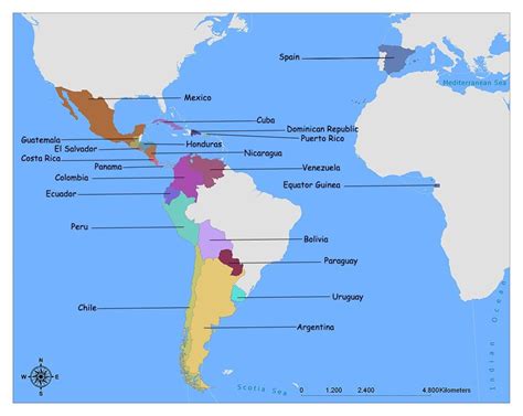 Hispanic Countries And Capitals