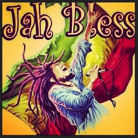 Jah Bless Bob Marley Art Jamaican Art Rastafarian Culture