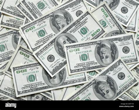 Lots Of American Hundred Dollar Bills Stock Photo Alamy