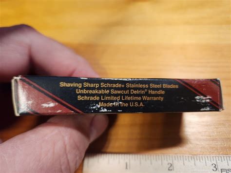 Nos Schrade Heritage Pocket Knife 3blade Everlasting Sharp With Box