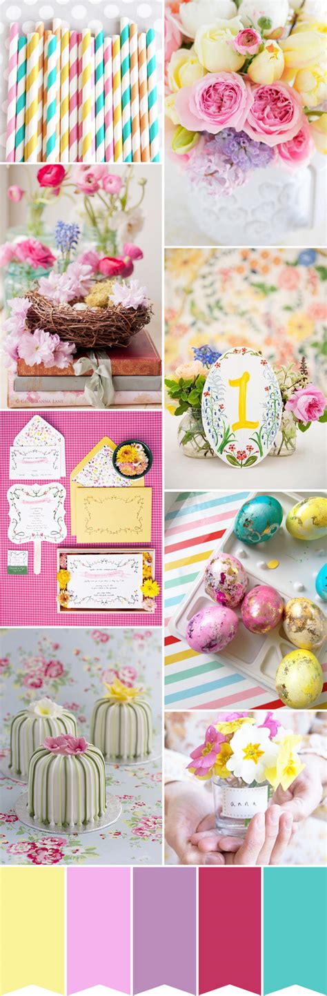 A Spring Wedding Palette Easter Wedding Inspiration