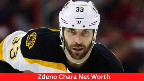 Zdeno Chara Net Worth How He Started His Hockey Career Your Daily