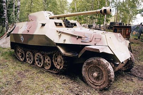 The Sdkfz 25122 Halftrack The Germans Desperate For Tank Destroyers