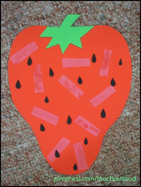 Preschool Strawberry Craft