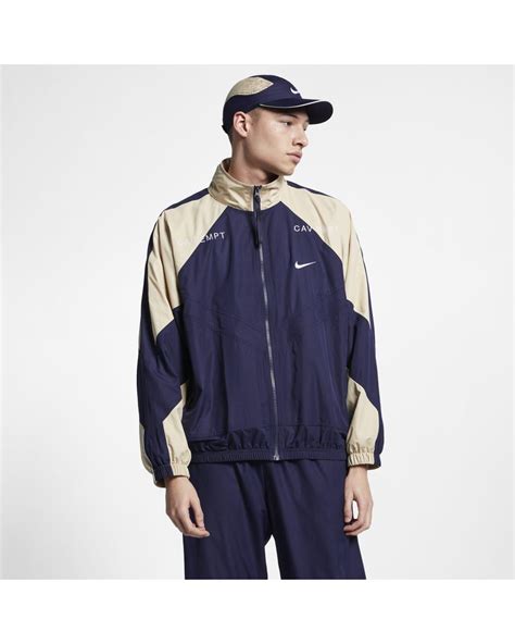 Nike X Cav Empt Track Jacket In Blue For Men Lyst Uk