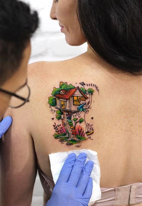 Tree House Tattoo Inkstylemag