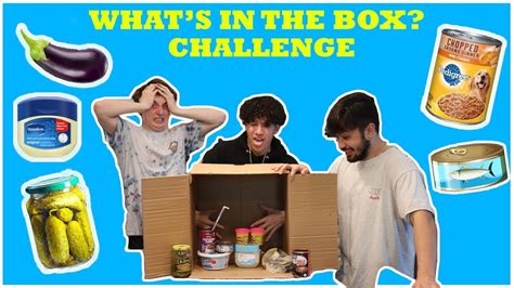Whats In The Box Challenge Disgusting Foods Youtube