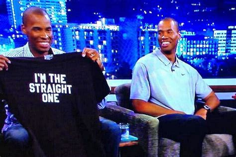 Jarron Collins Wears Im The Straight One Shirt Outsports