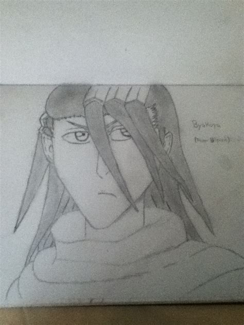 From Bleach Byakuya Drawing By Animefan4life Dragoart