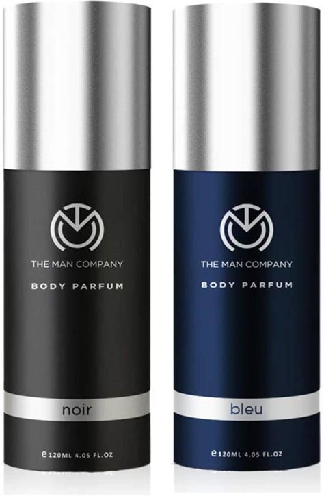 buy the man company noir and bleu body perfume combo set perfume 240 ml online in india