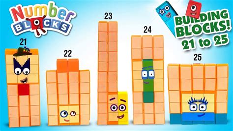 Numberblocks 21 To 25 Building Blocks Set Keiths Toy Box Video