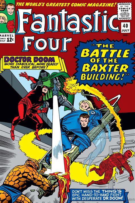 Marvels Fantastic Four 40 Jul 1965
