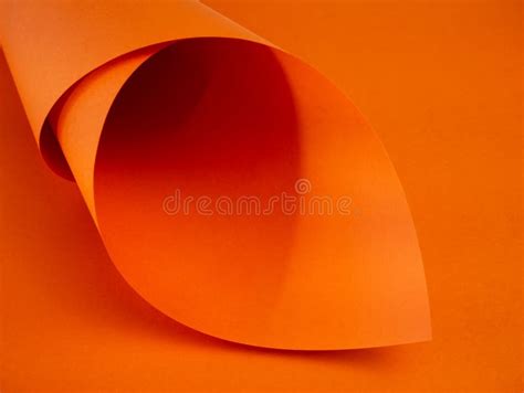Abstract Bright Orange Paper Background For Your Design Three