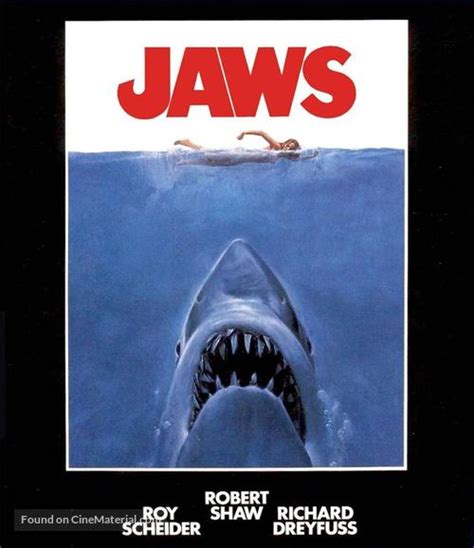 Jaws 1975 Blu Ray Movie Cover