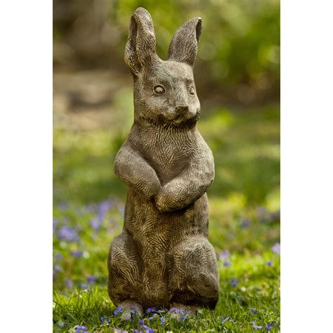 Campania International Father Rabbit Cast Stone Garden Statue Stone